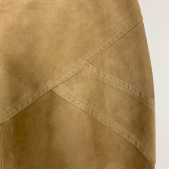 Vintage Danier 90s Y2K Suede Pencil Skirt - Picture 3 of 6
